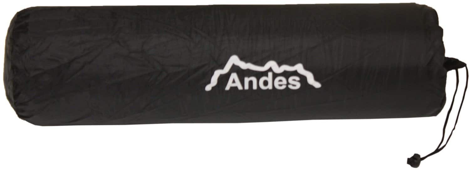 Andes 10cm Double Self Inflating Camping Mat Mattress Camp Bed Carry Bag Included 196cm x 128cm