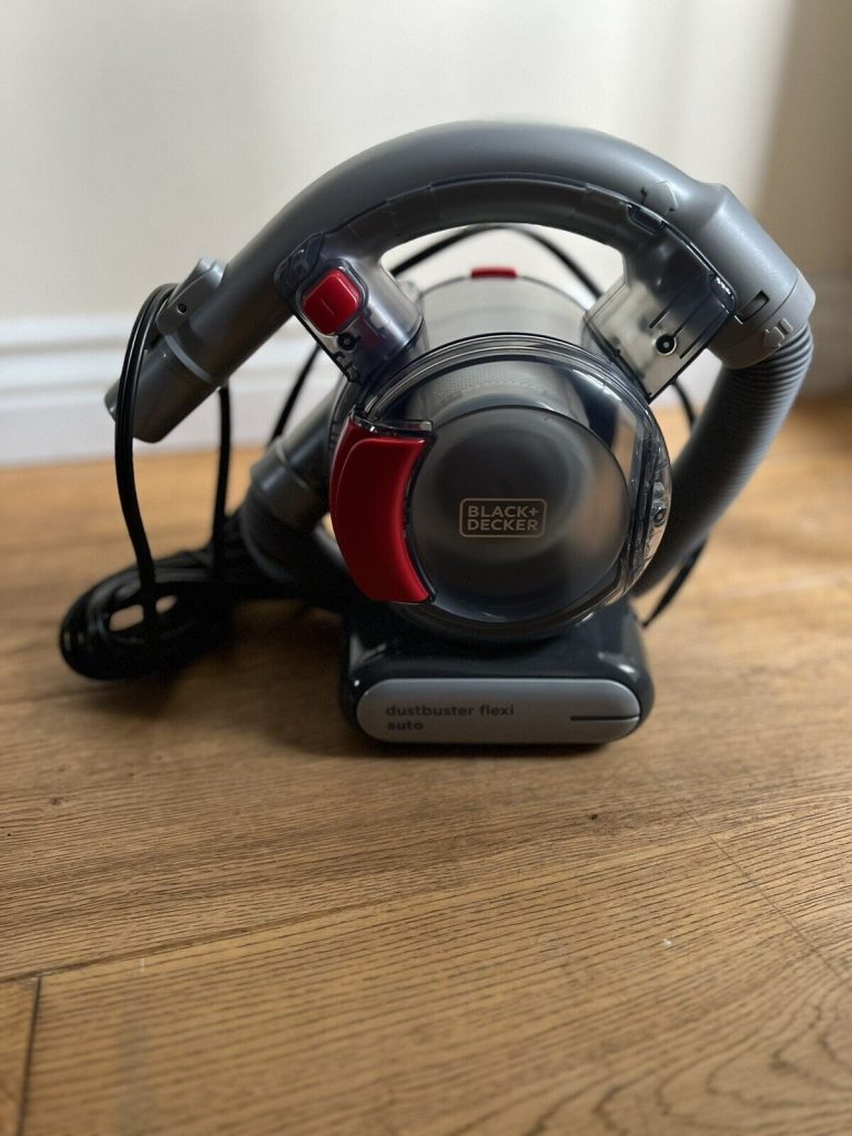 Black+Decker Aspirapolvere Auto PD1200AV-XJ 12V - Con Tubo Flessibile Estendibile, Potente, Da Accendisigari, 0.5L, Grigio