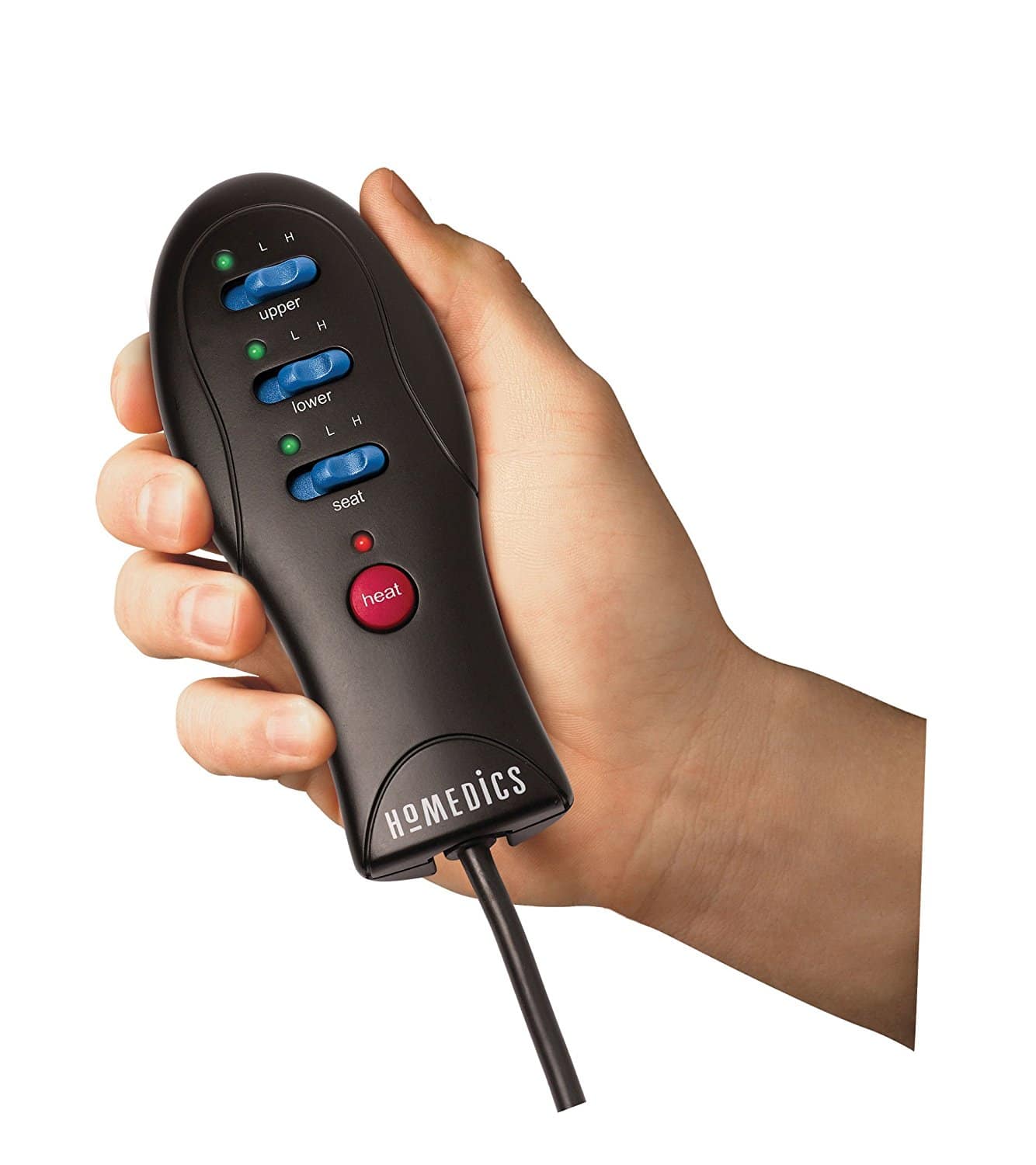 HoMedics 5-Motor Back Massager with Heat remote