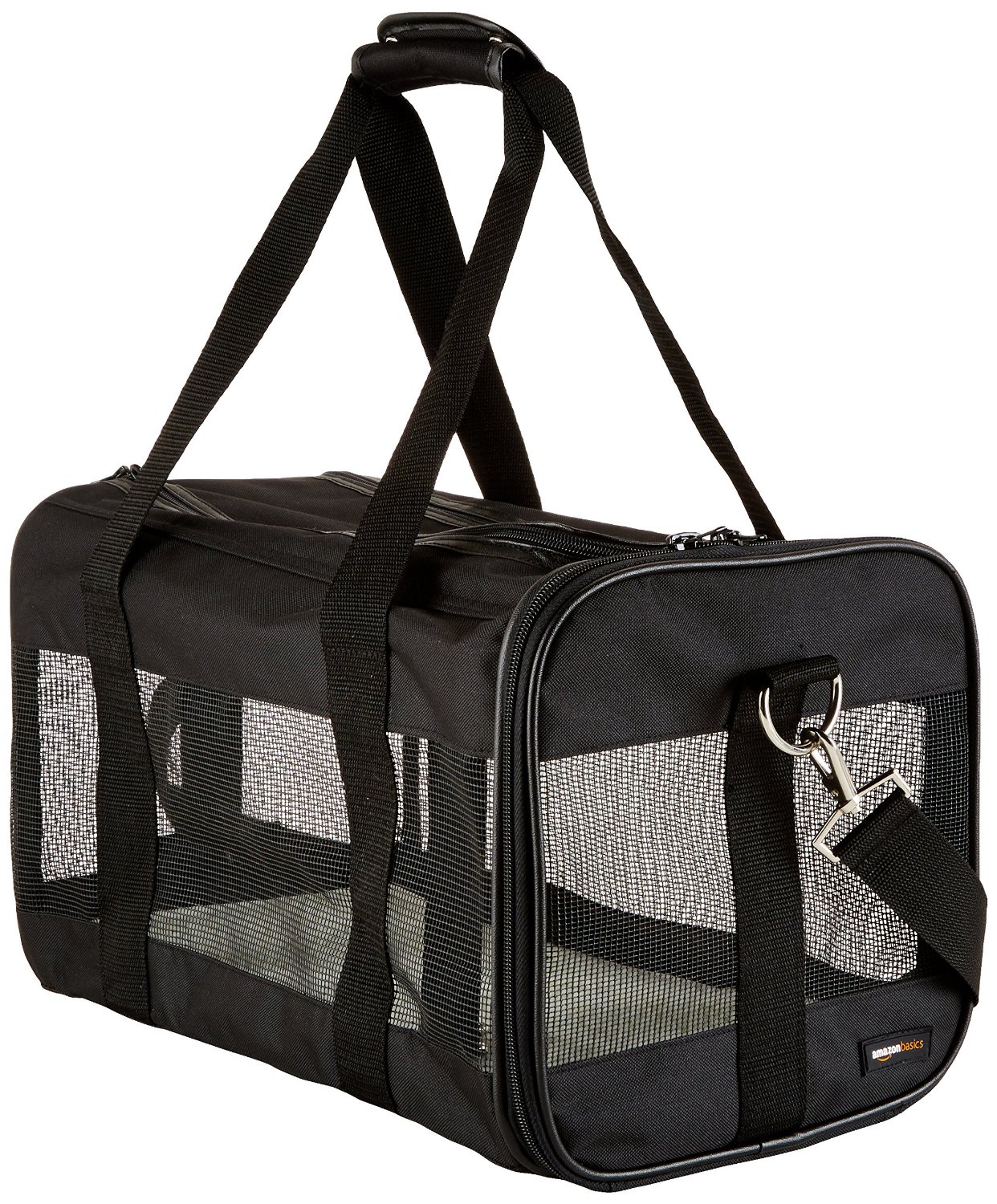 AmazonBasics Black Soft-Sided Pet Carrier