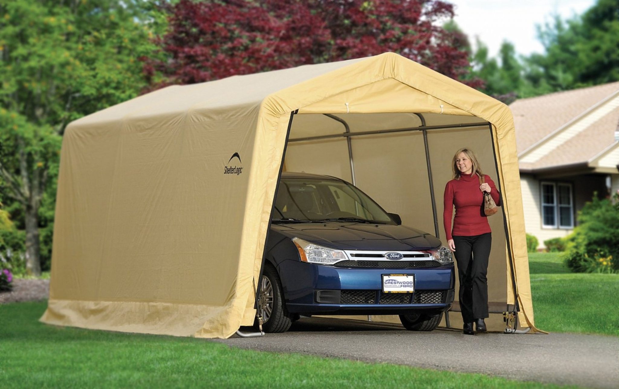 Review of Sealer ShelterLogic Carport Shelter - The Car Stuff