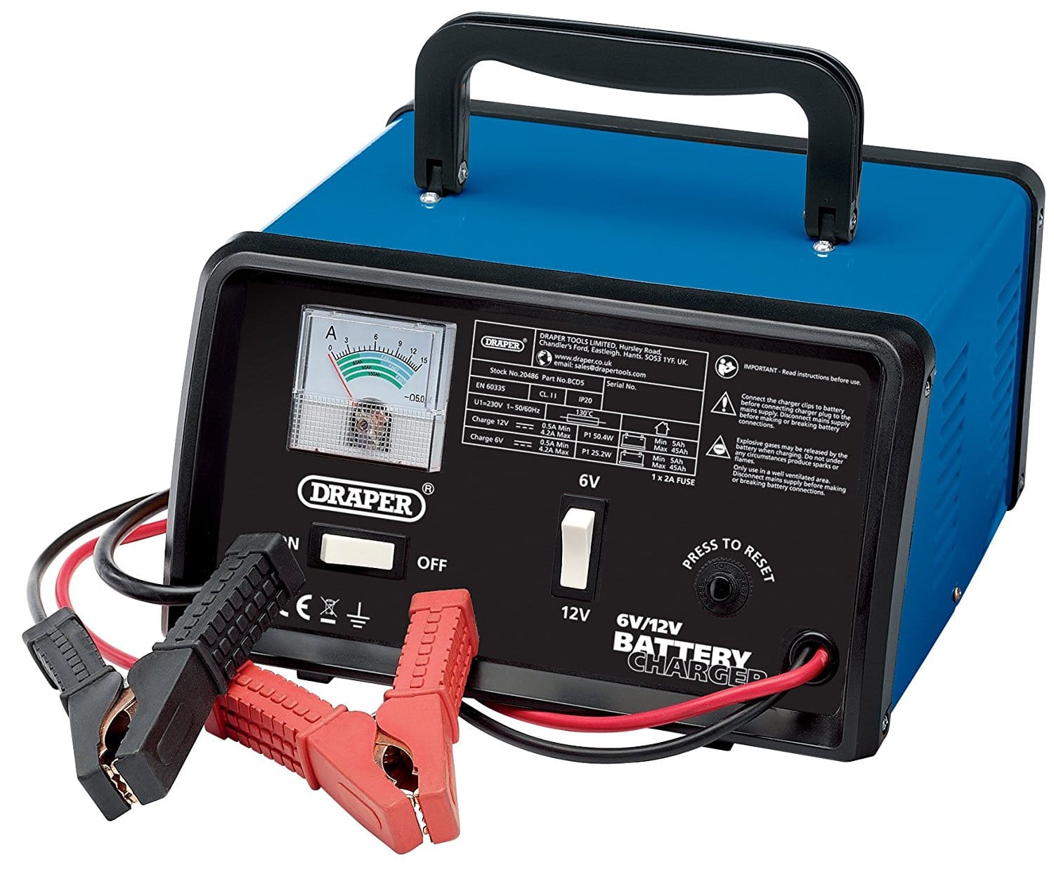 Draper 20486 Battery Charger