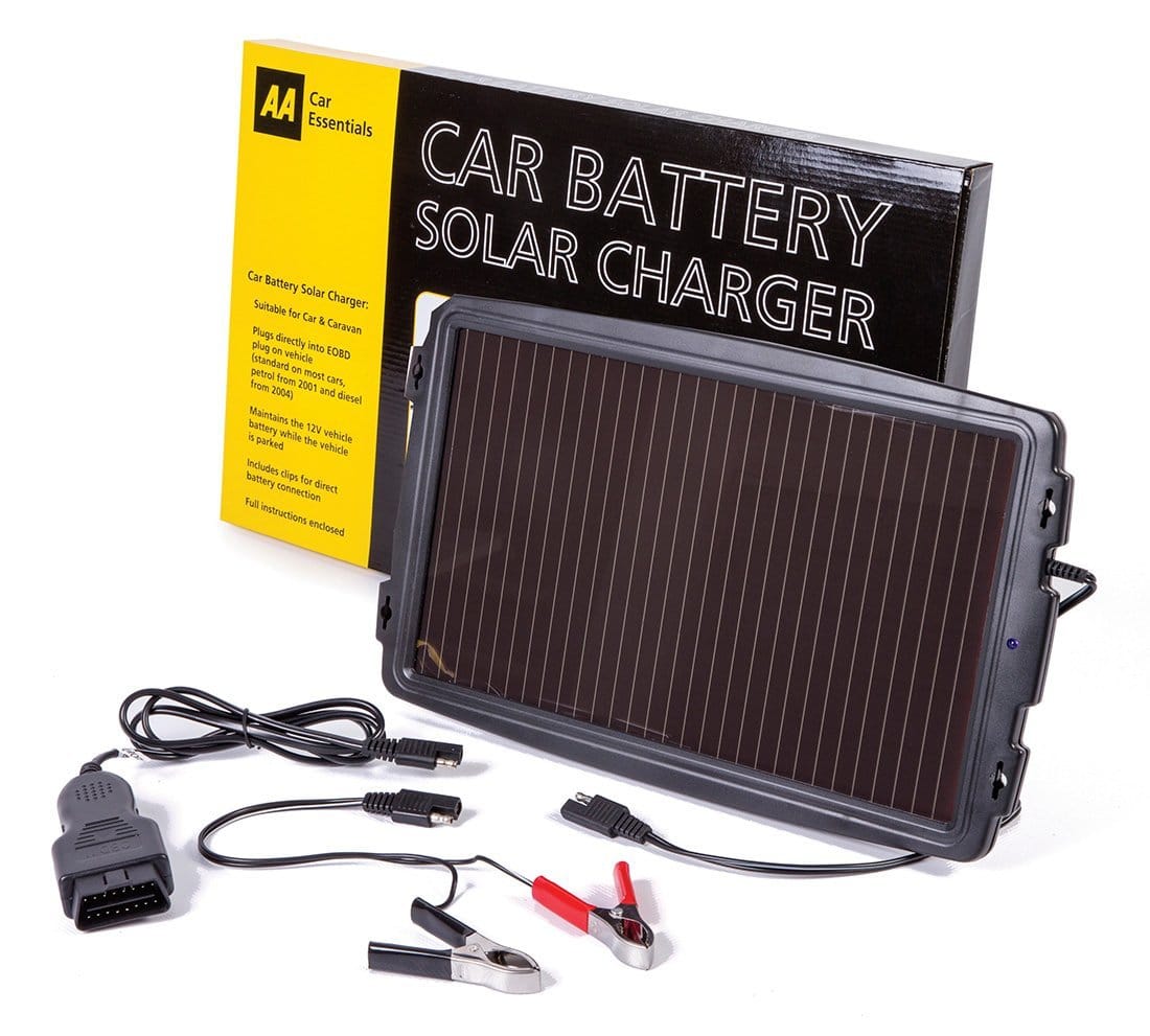 aa car solar battery charger