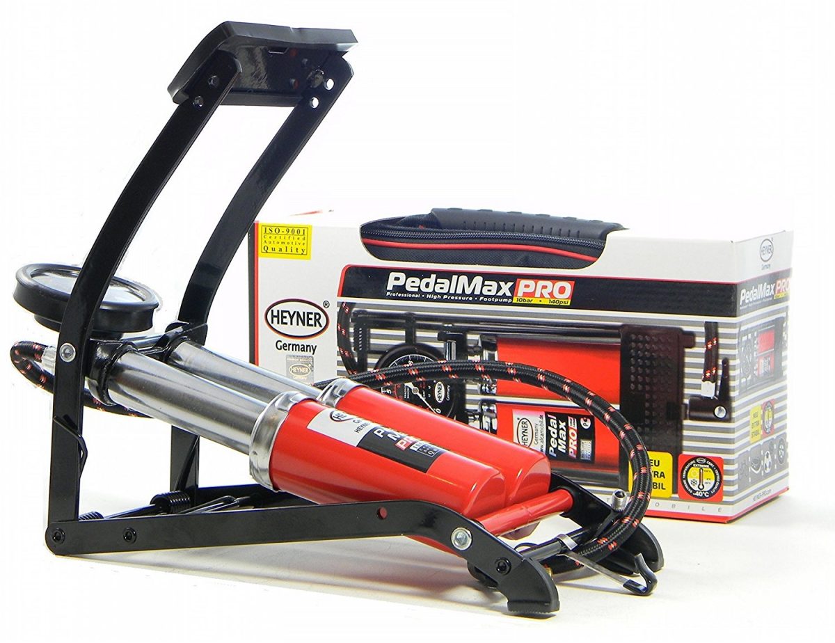 Review of Heyner Pedalmax Double Barrel Foot Air Pump The Car Stuff