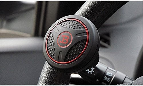 Mzone Bl Silicon Black Platinum Power Handle Car Steering Wheel Suicide Spinner 