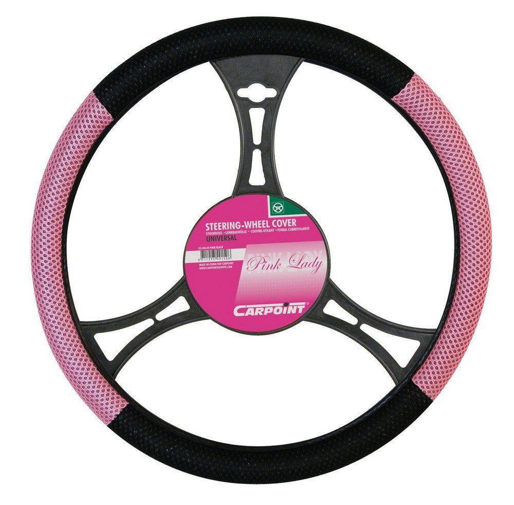pink car steering wheel cover