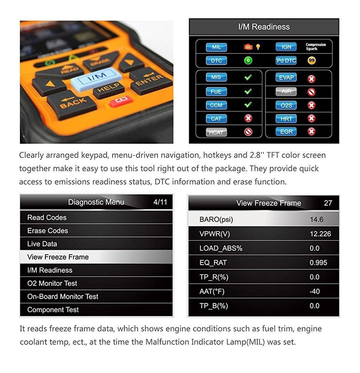 foxwell nt301 diy car diagnostic code scanner tool