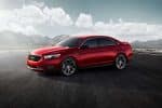 Ford Taurus 2019 red color hd wallpaper - Ford Taurus 2019 side view hd image