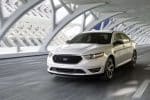 Ford Taurus 2019 white color on road hd wallpaper - Ford Taurus 2019 front hd images