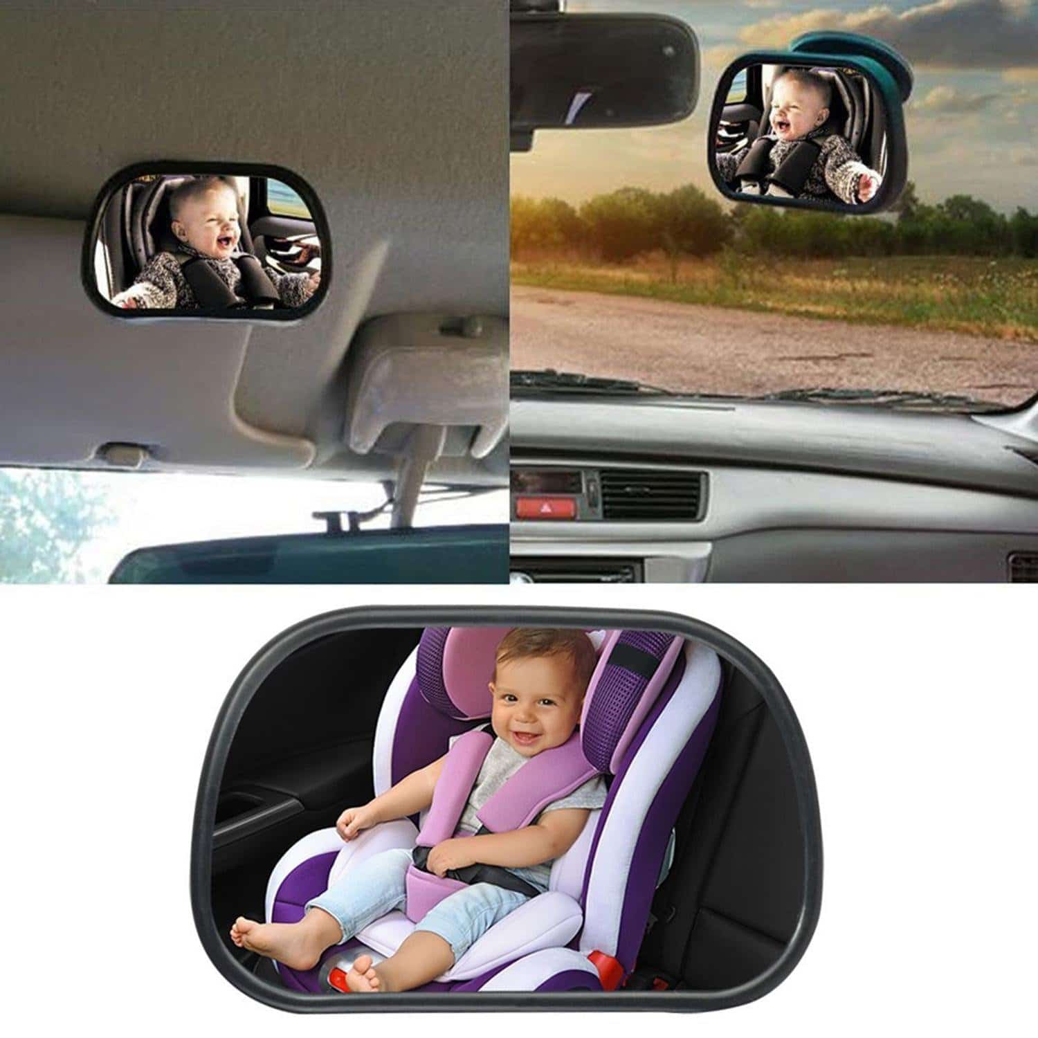 niceEshop Baby Car Mirror for Back Seat