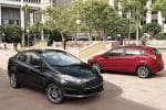 2017 Ford Fiesta black and red color images and wallpaper