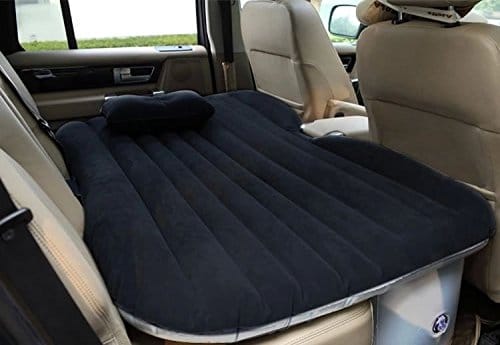 Car Inflatable Bed Back Seat Mattress Airbed For Rest Travel Camping Sleep Black 