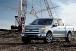 2017 Ford F-150 side view hd wallpaper