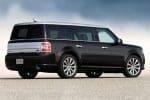 2017 Ford Flex SUV side back rear view hd images