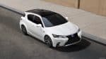 2017 Lexus CT fsport white color top view sunroof 4k hd wallpaper