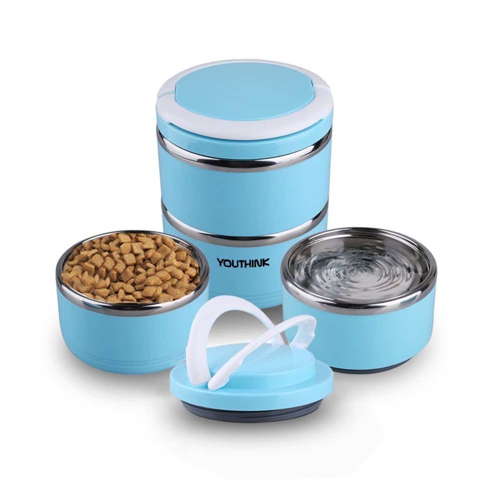 Review of Youthink Collapsible Pots Pet Travel Bowls