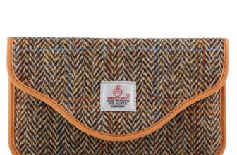 MONOJOY Car key Signal Blocking Harris Tweed Pouch