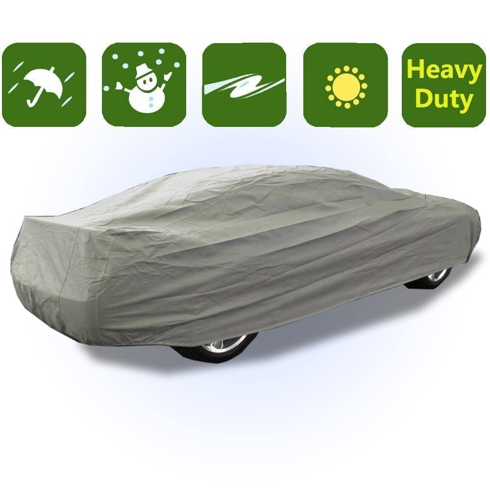 Review of TopSoon Waterproof Plastic Medium/Full Car Cover