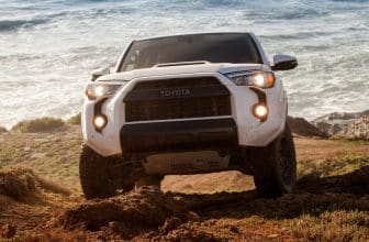 2019 Toyota 4Runner TRD Pro near lake off road front 4k wide hd wallpaper