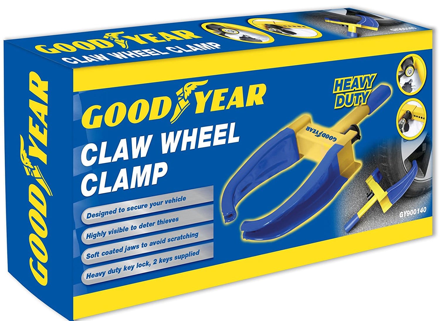 Goodyear wheel security clamp box