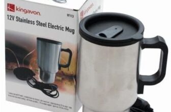 Kingavon Stainless Steel 12V Electric Mug