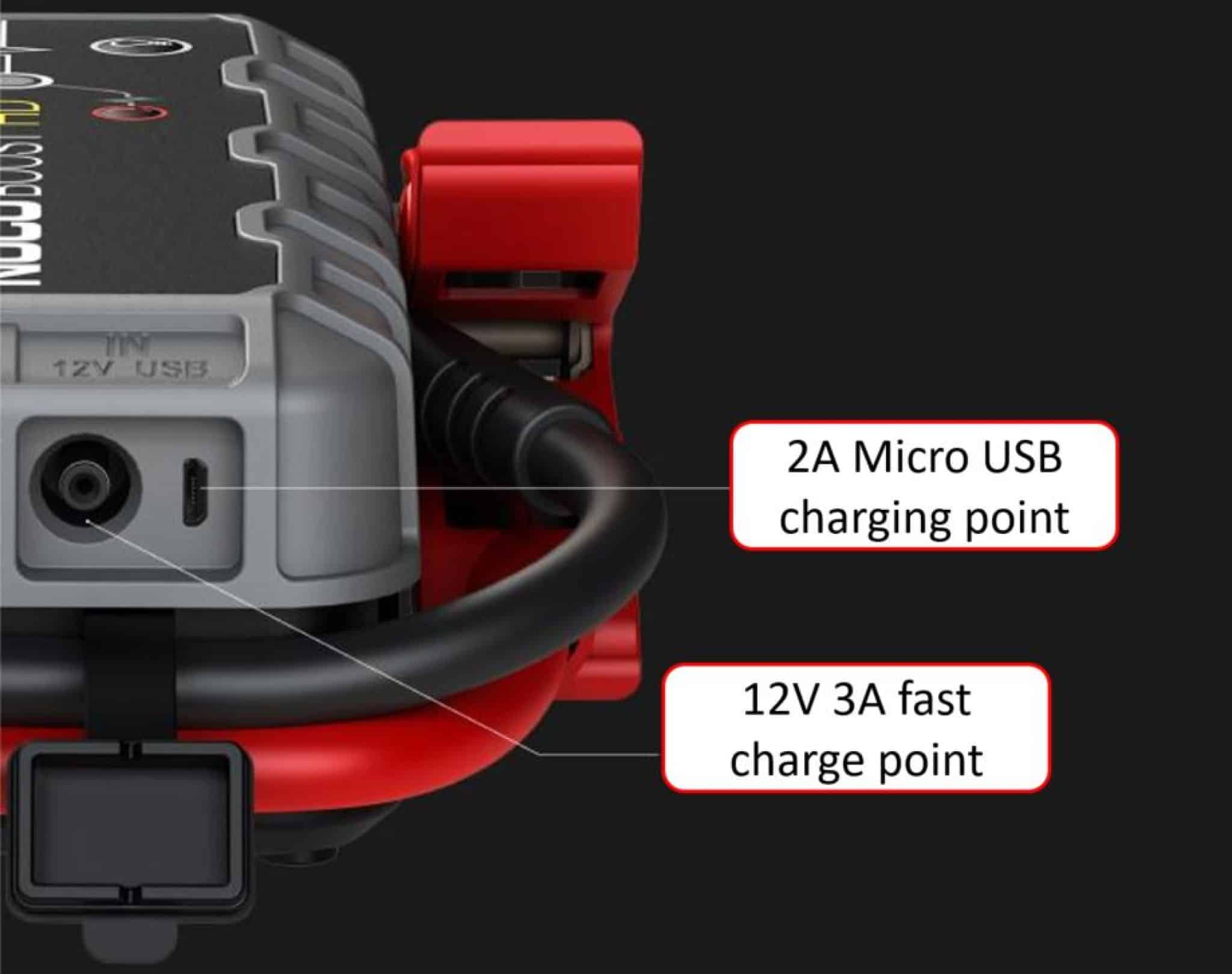 Noco GB70 charging points