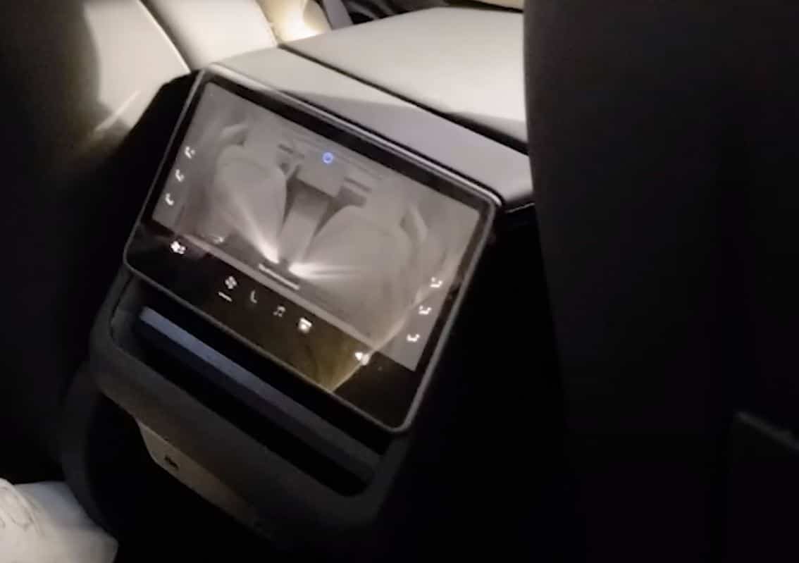Tesla 3 Rear seat screen protector 2