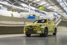 Mini showing the masked new Countryman