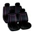 Review of 6 Piece Grey Black RS Car Seat Cover Set