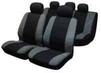 Review of Sakura Full Car Seat Cover Set in Black & Silver